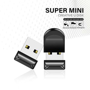 USB Flash Sürücüler Sevimli USB 2.0 Flash Sürücü 64GB Pırıltılı Bellek Çubuğu 4GB Süper Mini Plastik Kalem Sürücü 32GB 2.0 Pendrive 16GB 8GB Serbest Zincir