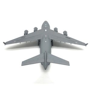Diecast Alloy Aircraft 1 200 Aviation C-17 Transport Aircraft Model Plane Die Cast Model Kids Toy With Display Stand Light Mode 240115
