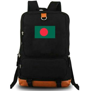 Bangladesh mochila BGD País Bandeira mochila Dhaka bolsa escolar Bandeira Nacional Impressão mochila Lazer mochila Laptop pacote de dia