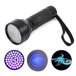 Facklarna 51 lysdioder Blacklight Portable Lysning LED Ultraviolet ficklampa 395Nm 5W detektor Hunter Finder LL