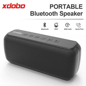 Altoparlanti 6600mAh XDOBO X7 50W Altoparlante Bluetooth Lettore audio portatile IPX5 Cassa audio impermeabile Subwoofer wireless Boombox Scheda TF AUX