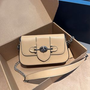 Fashion Shoulder Bag Snapshots Small Camera Bags Solid Color Versatile Cross Body Purse Single Adjustable Shoulder Twist buckle Flip Design