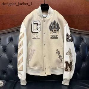 Varsity Men's Jackets Letterman Jacket L Vintage Bomber Coats 11 Letter Brodery Autumn Men Baseball Jackets Green Baseball Fashion Winter Keep Off White 2720