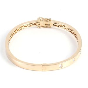 10k/ 14k/ plisowany i prawdziwy Moissanite Classic Women Fashion Fine Jewelry Gold Bracelets