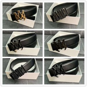 2023 Mit Box Herren Designer AM Gürtel Männer Luxusmode Amirly Business Gürtel Damen Ceinture Schwarze Metallschnalle AmIrIly Bund AM2 Cintura Weihnachtsgeschenk 88