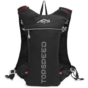 INOXTO trail running-zaino ultraleggero da 5 litri gilet idratante da corsa maratona bicicletta 1.5L 2L borsa per l'acqua 240116