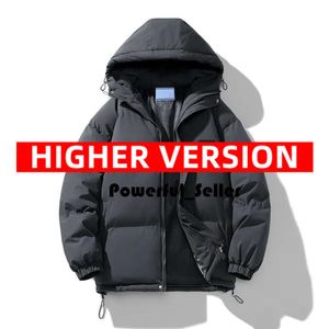 ファッションデザイナーユニセックススタイルの男性女性冬用ジャケット濃い暖かい綿の冬の雪のコートを詰めたジャケット新しいフード付きカップル冷たいオーバーコートカナダ688