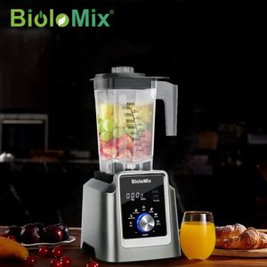 Biolomix Digital BPA gratis 2L Automatisk program Professionell Commercial Blender Mixer Juicer Food Processor Ice Smoothies 240116