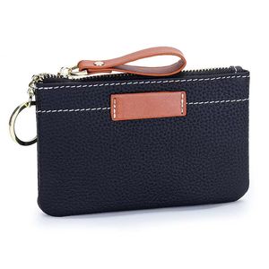 Genuine leather women designer coin purses cowhide short style lady fashion casual key card wallets no638