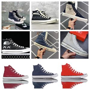 nuove scarpe firmate di lusso moda scarpe da uomo piattaforma scarpe casual primavera autunno Canvas sport tempo libero classico nero bianco high top low top comode sneakers