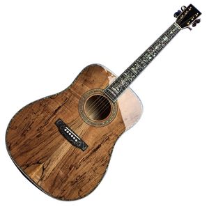 The D-shaped sturdy upper and lower bones and saddle shape of the new map text wooden electric guitar, including Hardcase G