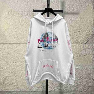 Erkek Hoodies Sweatshirts Tasarımcı Markası B Ev Yüksek Sürümü Paris Hoodie Earth Konser Renkli Mektup Baskı Müzik Festivali Doğru XHW8