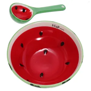 Geschirr-Sets, Haushaltskeramik, Wassermelonenschale, Kinder-Servierutensilien, Keramik, kleine Reisschalen