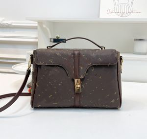 Całkowicie mecz Fanghua Western Style Portable Messenger Bag Tekstura Kontrast Kolor Modna Koreańska Tekstura Teksury Messenger