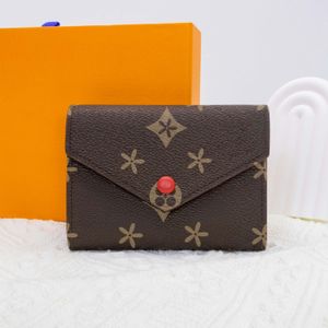 2023 Top quality M41938 Leather Designer travel victorine purse Business card Key Wallets Coin Purses mens bag card case icardi Women square Card Holders Wallet Hobo