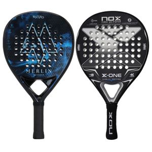 Padel Racket 3K/12KカーボンファイバーEVAソフトパワーフォーム付きカバーバッグパデルパドルテニスラケット240116