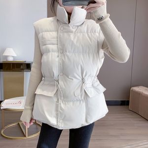 Lu roupa de yoga feminina jaqueta colete para baixo parkas colete topos senhoras outerwear casacos inverno grosso casaco manter quente bf8305