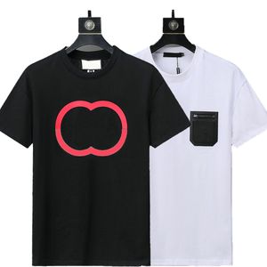 2024 mens plus size camiseta de luxo camiseta casual algodão verão solto designer clássico carta impressão preto branco solto geometria algodão tee tops