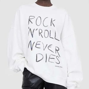 Plus Size Hoodies Sweatshirts 24ss Painted Letter Cotton Sweatshirts Damen Designer Rundhalspullover Pullover Loose Casual Sweater Hoodies