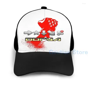 Boll Caps Fashion Electric Wind God Fist - Dorya Tekken Baskenball Cap Men Kvinnor Grafisk tryck svart unisex vuxen hatt