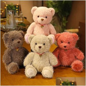 2024 Valentines Day Cute Teddy Bear Cartoon P Toy Couple Gifts To Soothing Sleep Pillows Exquisite Activity Factory Wholesale In Dr Dhwgk
