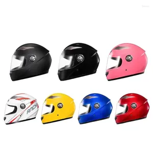 Motorcycle Helmets Head Cover Anti-Fog Motorbike Protector With Clear Visor For Shopping Commuting Accessories