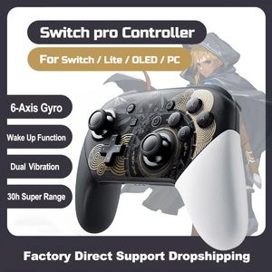 Wireless Bluetooth GamePad dla Nintend Switch Pro Controller Limited joystick na PC i Switch OLED Lite Console 240115