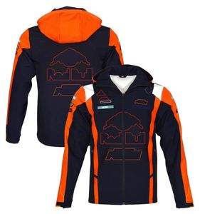 2024 Moto Team WindProof Jacket Motercycle Men's Cross-Country Cycling Clothingパーカージャケット冬のカジュアルウインドプルーフジップアップジャケット