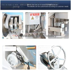 Forniture di laboratorio all'ingrosso Hnzxib Tdp-1.5 Singolo punzone Milk Press Matic Forniture di laboratorio Tablet Die Set per Tdp Hine Dies Drop Delivery Office Dheyg