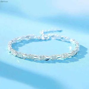 Charme Armbänder Heiße feine silber farbe Herz Klee Armbänder Für frauen hochzeit schmuck mode edle Weihnachten geschenke