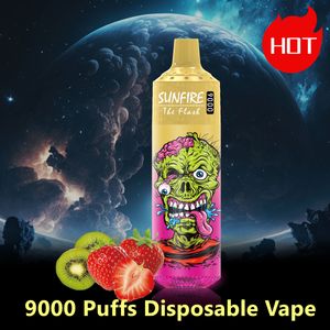 Caldo in olandese Lituania Belgium Germania originale Sunfire 9000 sbuffi 9k 7k 15k usa e getta E sigaretta RGB 18 ml Dispositivo di vaporizzazione ricaricabile VAPOR USA WHREAREHOUS