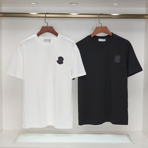 2024 T-shirt da uomo nuova T-shirt estiva in tinta unita T-shirt in cotone di alta qualità con logo emblema sul petto Polo da uomo Camicia casual Top Taglia asiatica S-2XL