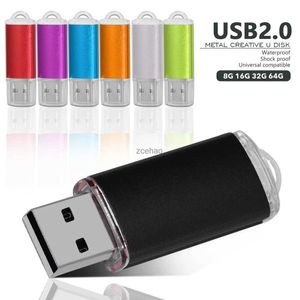 Unidades flash USB Unidade flash USB 128GB 64GB 32GB 16GB 8GB 4GB USB 2.0 Pen Drive Cartão de memória flash U Stick Memoria USB de alta velocidade Pendrive