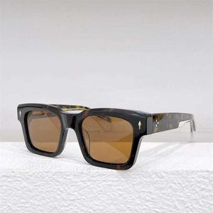 Óculos de sol de alta qualidade Kaine Jacques Retro Vintage Retangular Acetato Quadro para Homens Designer Marie Mulheres Mage Óptico H99 4NGX7