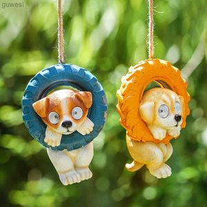 Lawn Lamps Animal Shaped Resin Solar Lights Outdoor Garden Waterproof Patio Yard Porch Decor Solar Power Night Lamp Hanging SB-115 YQ240116