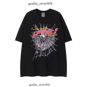 SP5DERT SHIRT SPIDER 555 FOAM MĘŻCZYZNA Kobiety Pure Cotton T koszule Street Pop Fashion krótkie rękawy wiele kolorów USA Rozmiar S-XL 978