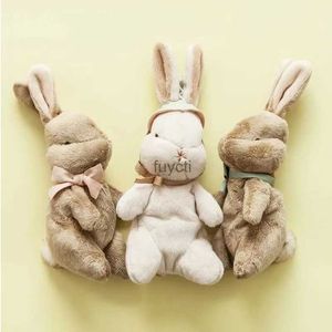 Outros suprimentos para festas de eventos Kawaii Bunny Plushies com Colorbox Cute Handmad Rabbit Stuffed Toys para bebê recém-nascido Soft Bunny Dolls Presente para Páscoa Natal YQ240116