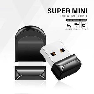 USB Flash Drives Black Plastic Mini Pen Drive 128 GB USB 2.0 Oval flash -drivminne Minnes Stick 64 GB Red Pen Drive Bekväma Business Gifts Nyckelkedja