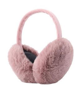 Ear Muffs Winter Warm muffs cute Plush Fur headphones fashion unisex ear warmer solid Color Girls Headband Muff Cover 2210244855432