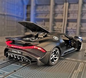 132 Bugatti Laurenoire, модель спортивного автомобиля из сплава, литая под давлением металлическая коллекция игрушечных автомобилей, высокая имитация, подарок для детей 2205181169066