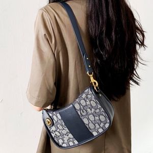 En kaliteli hilal ay çantası Mahjong çanta tasarımcısı akşam çantaları swinger çanta kadın aksiller çanta crossbody çanta deri hobo omuz çantası tasarımcısı telefon çantası eski çiçek