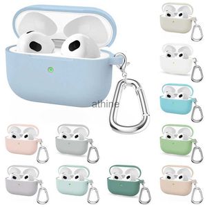 Mobiltelefonfodral mjukt silikonfodral för 2021 AirPods 3 täcker trådlös Bluetooth hörlurar Air Pods 3 Cover AirPods Case Headset Accessories YQ240117