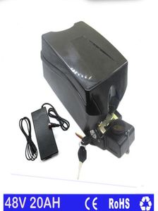 Sapo ebike 18650 bateria de lítio 48v 20ah para motor 750W 1000W com 30A BMS 546V 2A charger3097329