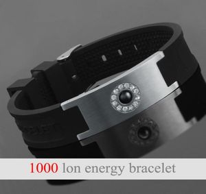 LITTLE FROG Tourmaline Energy Balance Bracelet Health Energy Care Jewelry For Mens Germanium Magnetic Bracelets Bangles 200116592180
