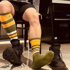 Meias masculinas para homens calcetines hombre basquete sexy lingerie dormindo grosso tubo alto roupas medias