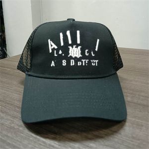 AM Cap Imiri 2024 스포츠 디자이너 남성 야구 트럭 운전사 모자 여성 모자 메쉬 Casquette Sun Hat Gorras Amirlies Amiiri Ami E0D0