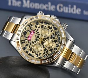 Popular Colorful Diamonds Ring Sky Starry Dial watches Men Quartz Battery Chronograph All the Crime Set Auger Lumious President Auto Date Full-featured Watch Gifts