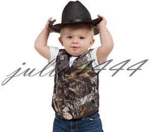 2019 V Neck Camo Boy039S Formal Wear Camouflage Real Tree Wedding Vest Billig Vest For Wedding Kids Boy Formal Wear9147791