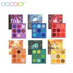 Docolor pedra preciosa paleta de sombra de olho 54 cores brilho paleta de maquiagem de olho profissional pigmento de longa duração sombra cosméticos 240116