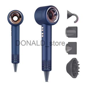 Electric Hair Dryer Professional Leafless Hair Dryer Negative Ionic Blow Dryer Hot Cold Wind Salon Hair Styler Tool Hair Blower Electric Blow Drier J240117